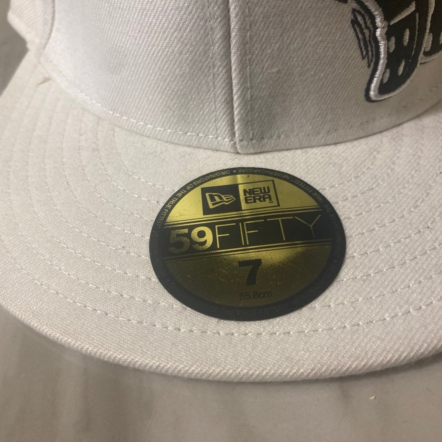 New Era Hat size 7 White & Black