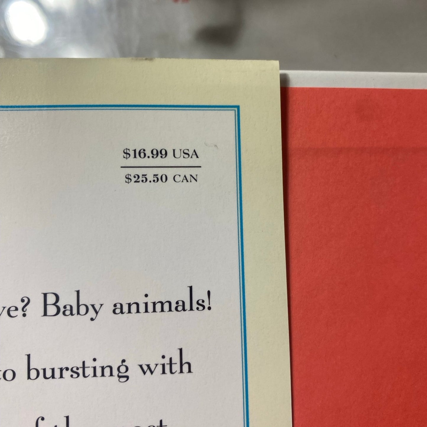 Baby animals book