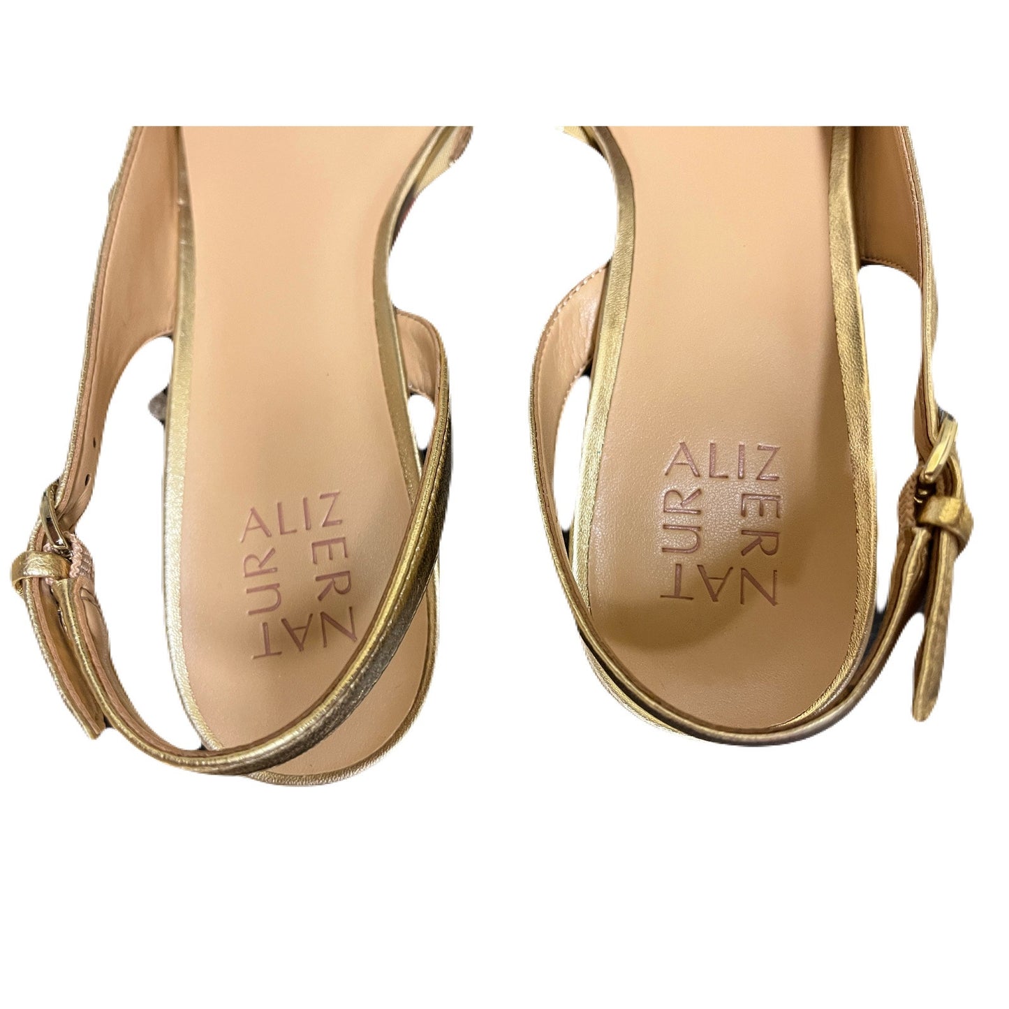 Naturalizer Banks Pointed Toe Flat Women’s Flats Size Drak Gold Size 9.5