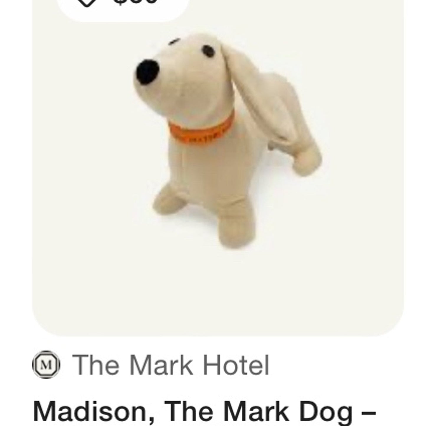 The mark dog stuff animal