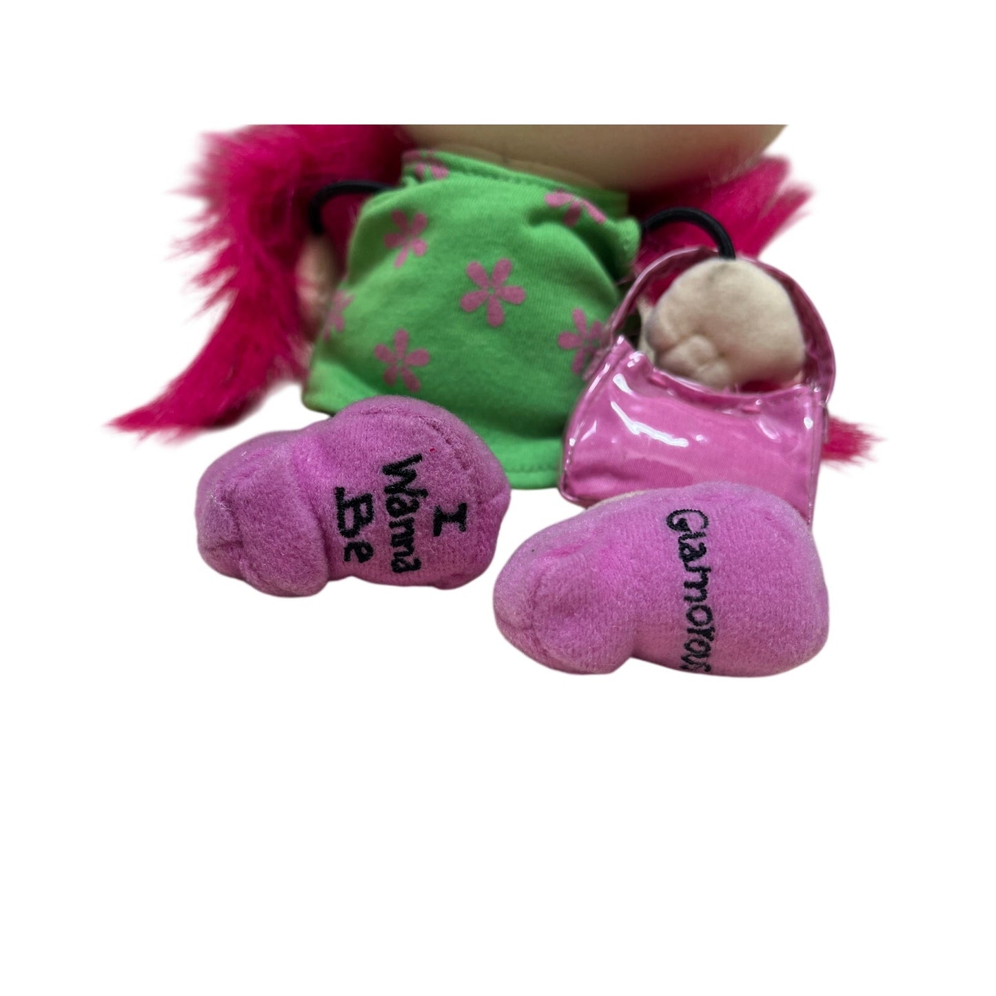I Wanna Be Glamorous Doll 10" Soft Plush Stuffed Beanie Avon 2002