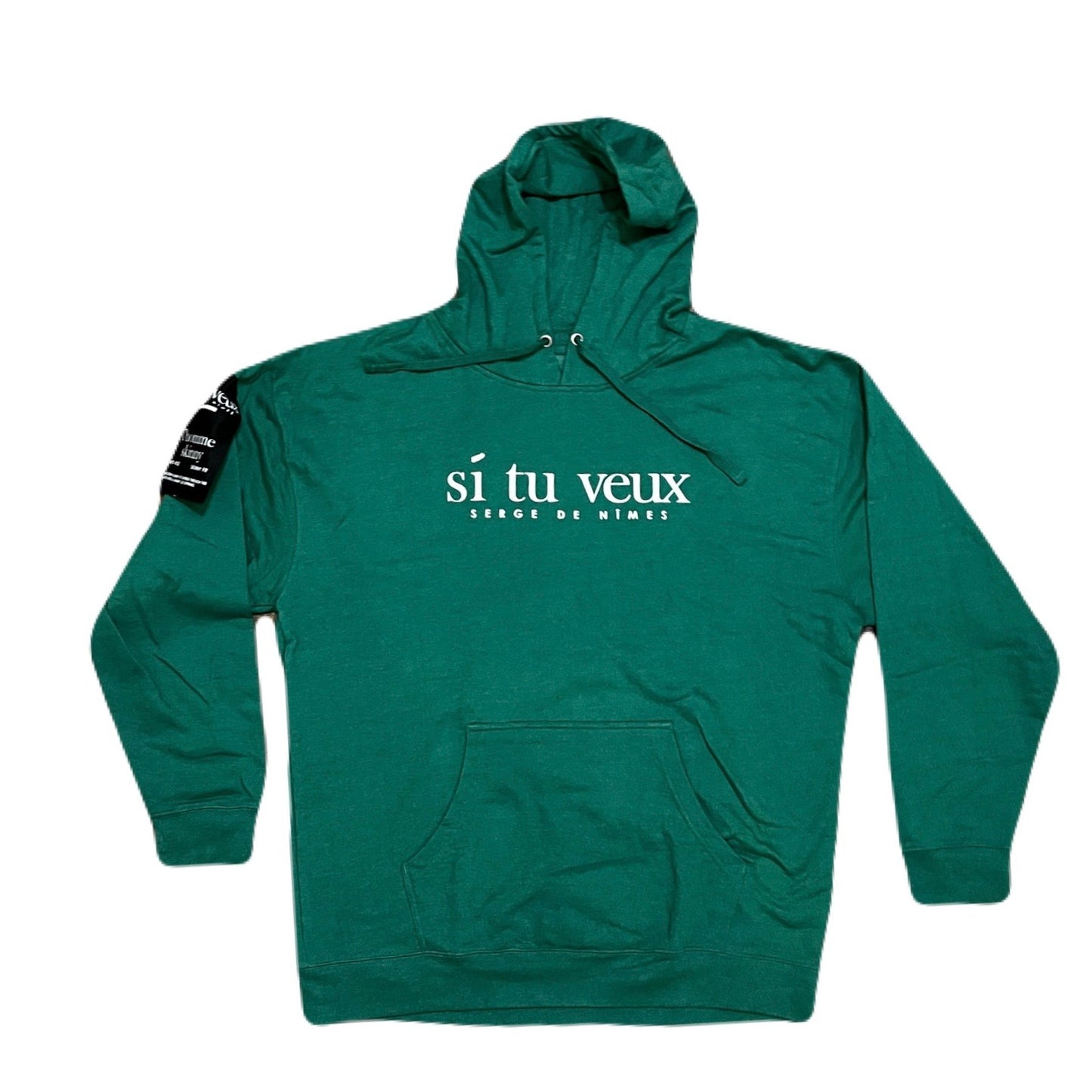 Si Tu Veux Green Hoodie 2XL Men’s