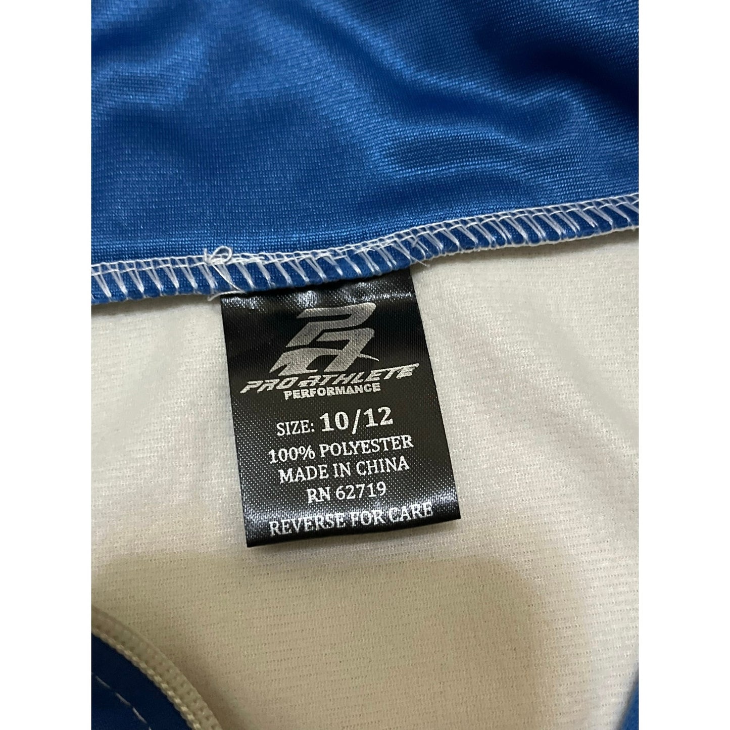 Pro Athlete Boys Blue And White Sweater
