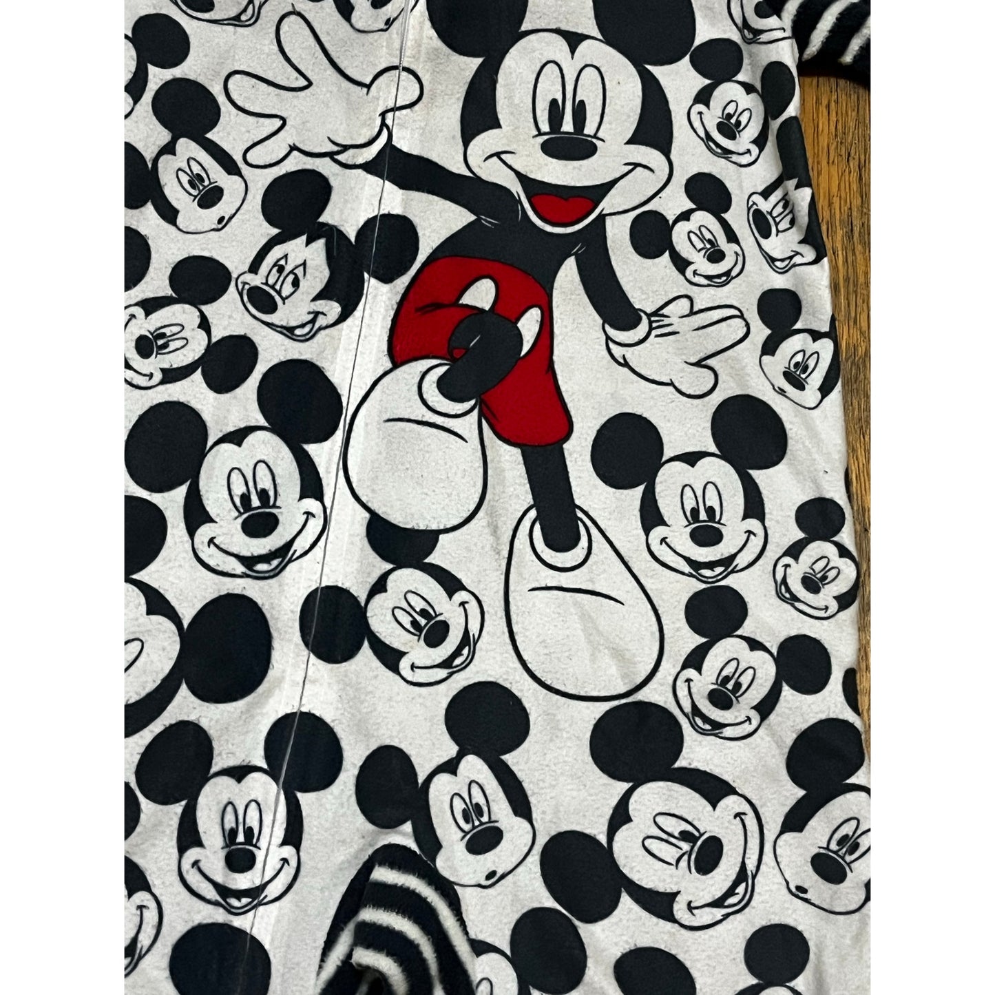 Mickey Mouse One Piece Pajamas Size 4T