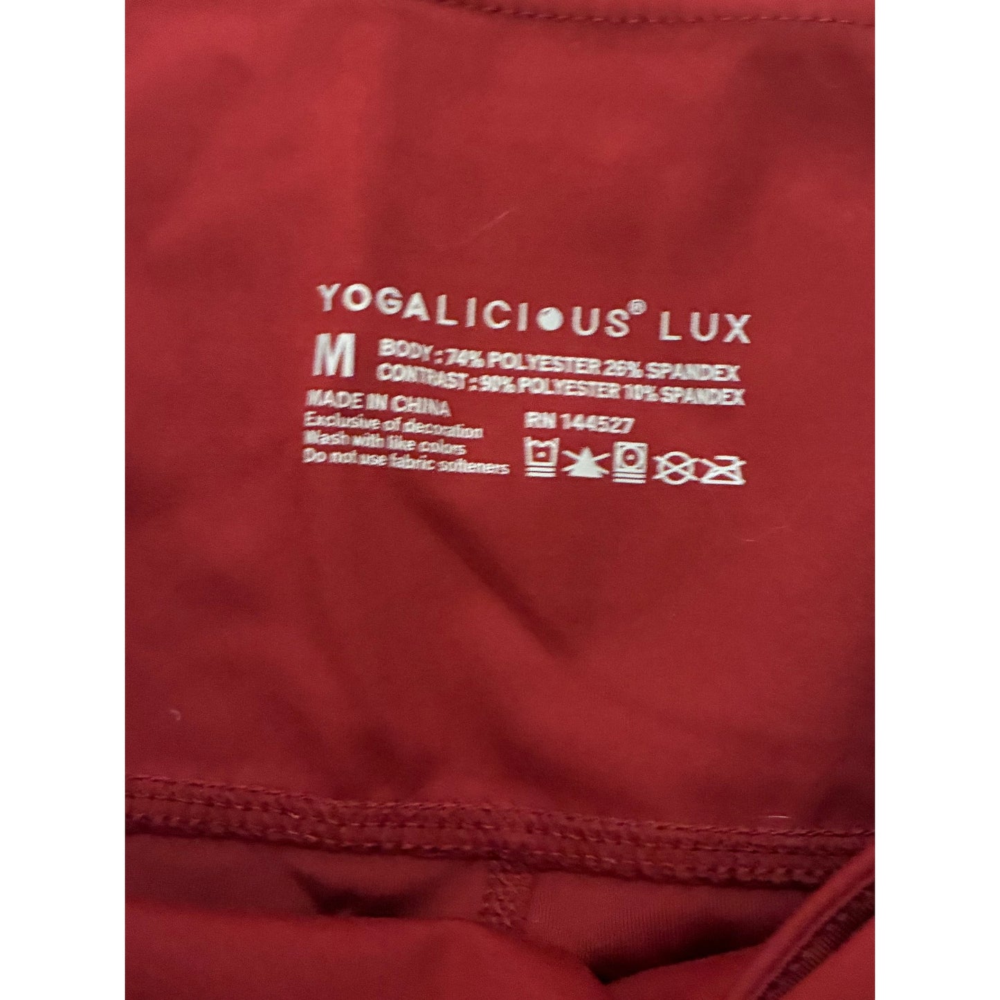 Yoga Lux Women’s Leggings Military Green Style AY79286 Size Medium
