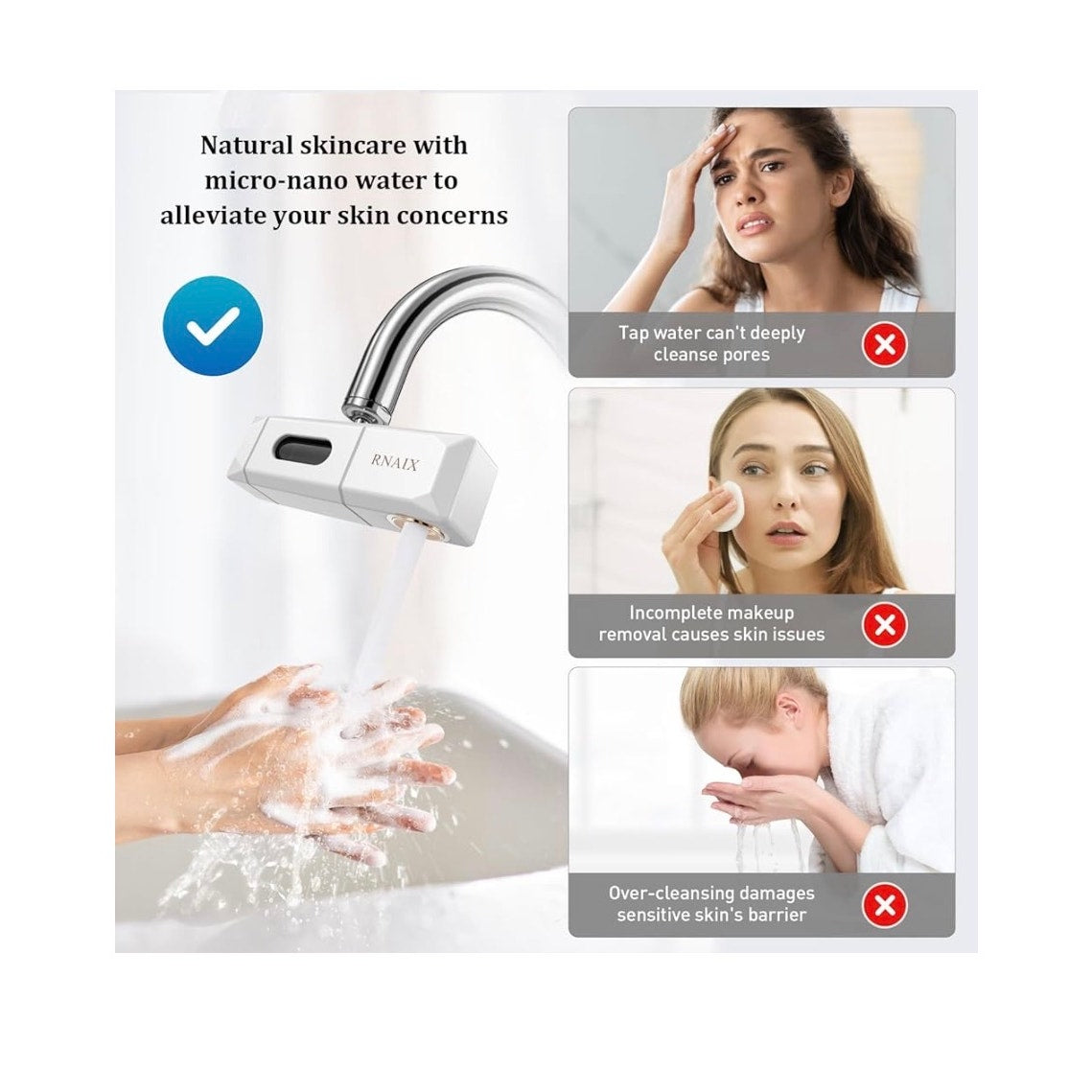 Advanced Faucet Water Filter with Micro-Bubble Technology – Deep Cleansing