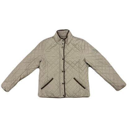 Ralph Lauren Diamond Quilted Jacket Faux Leather  Size M Women's