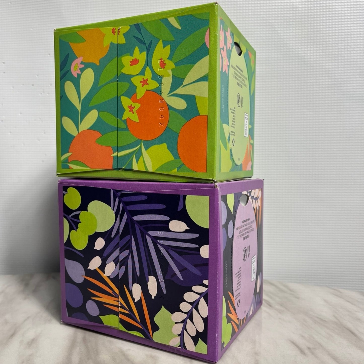 2 Boxes Kleenex Ultra Soft Facial Tissues - Cube Box