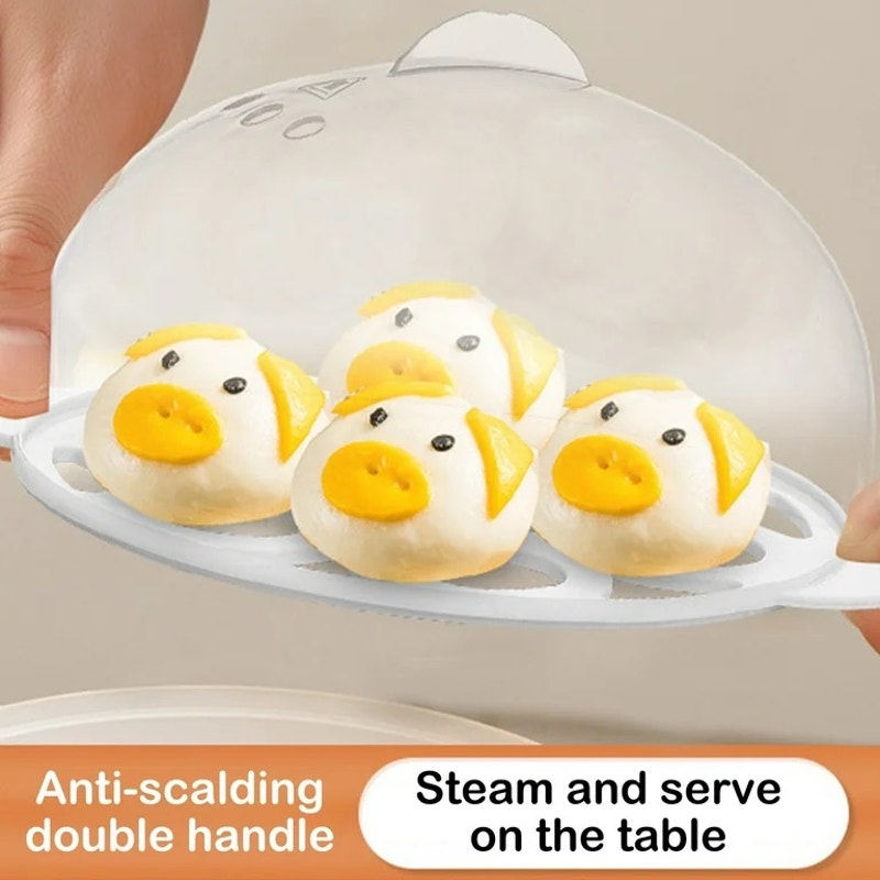 Rapid Egg Cooker, Electric Egg Cooker with Auto Shut Off, Soft Boiled Eggs Blue