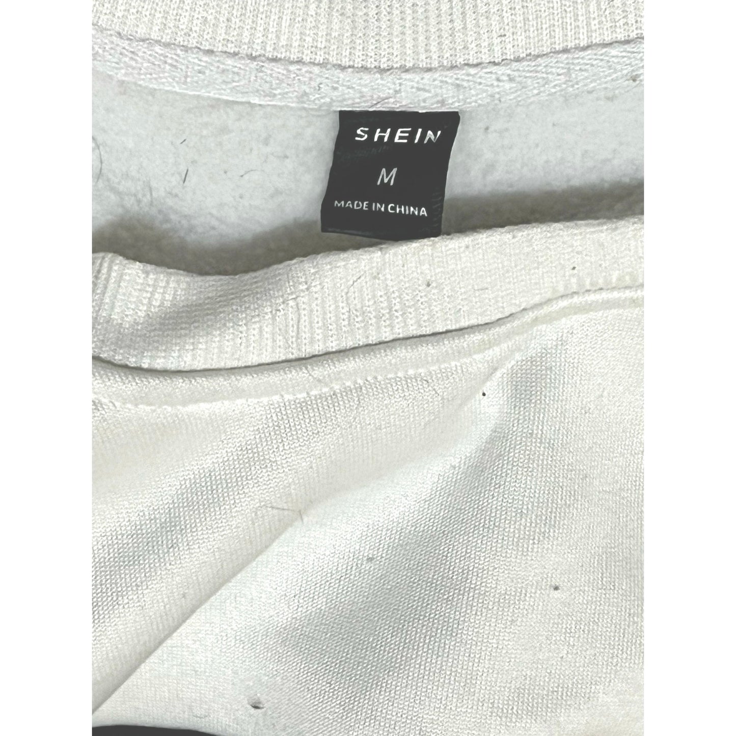 SHEIN White Men’s Sweater Size Medium