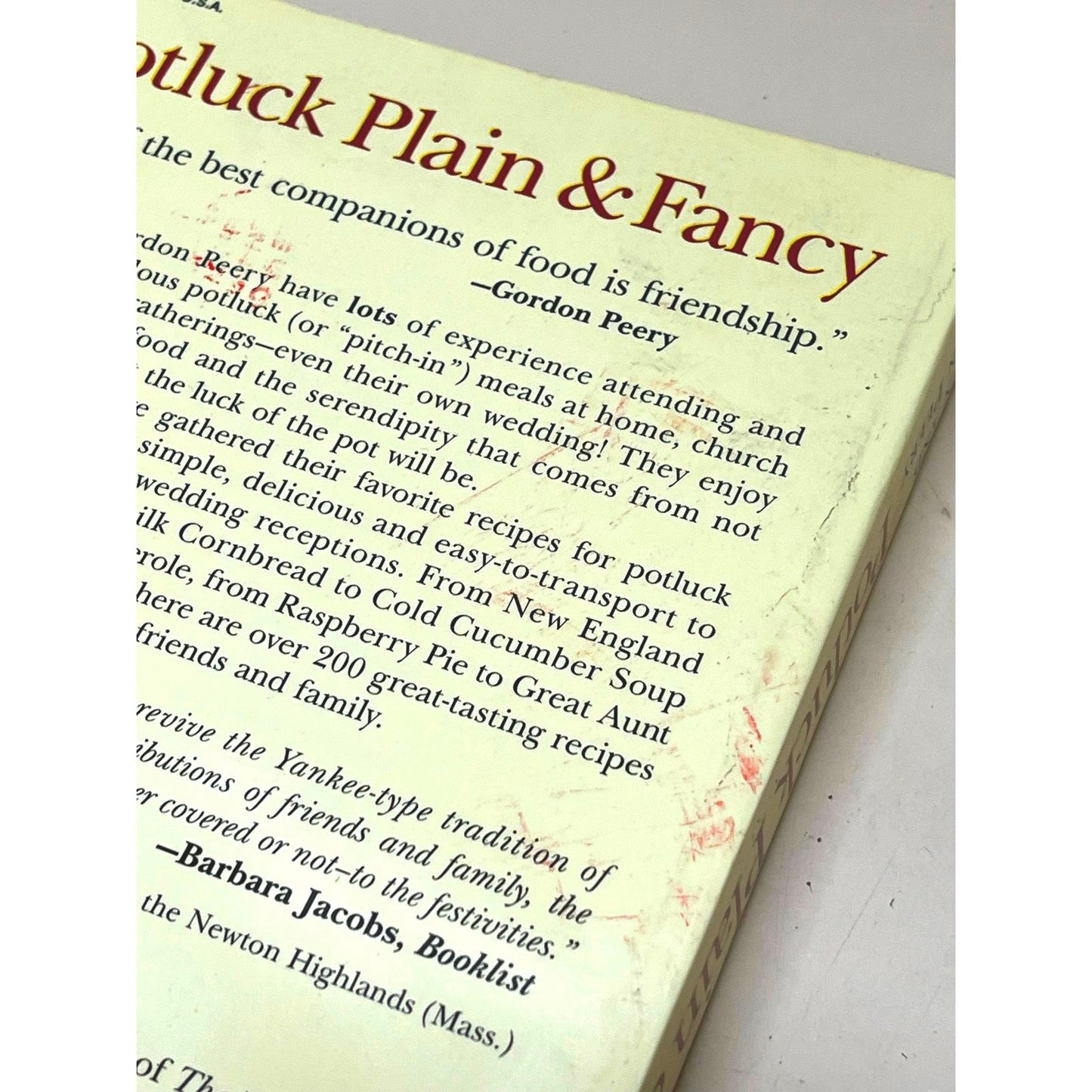 Potluck Plain & Fancy: Our Favorite Recipes from book