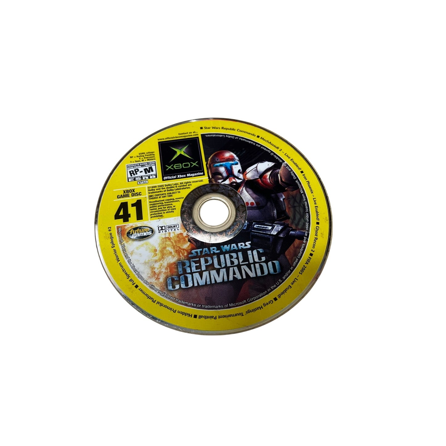 🔥 Xbox Magazine Demo Disc 41 (OG Xbox)  Disc Only! See Description