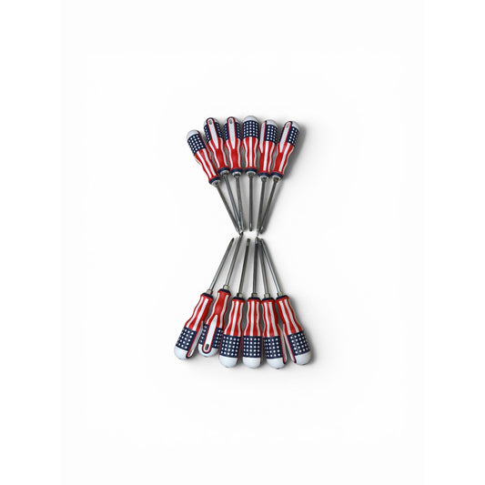 12 pcs HSJ Tools With The America Flag On It