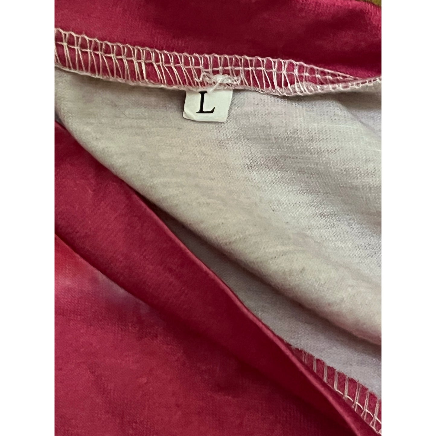 Women’s Heart Shirt Pink & Red Hearts Size Large