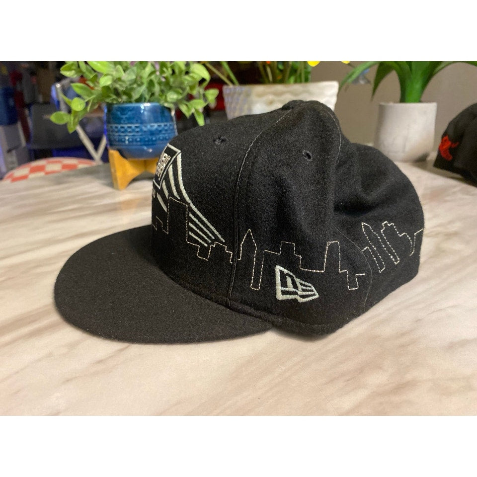New Era Hat Size 7 3/4 Black & Blue Buffalo