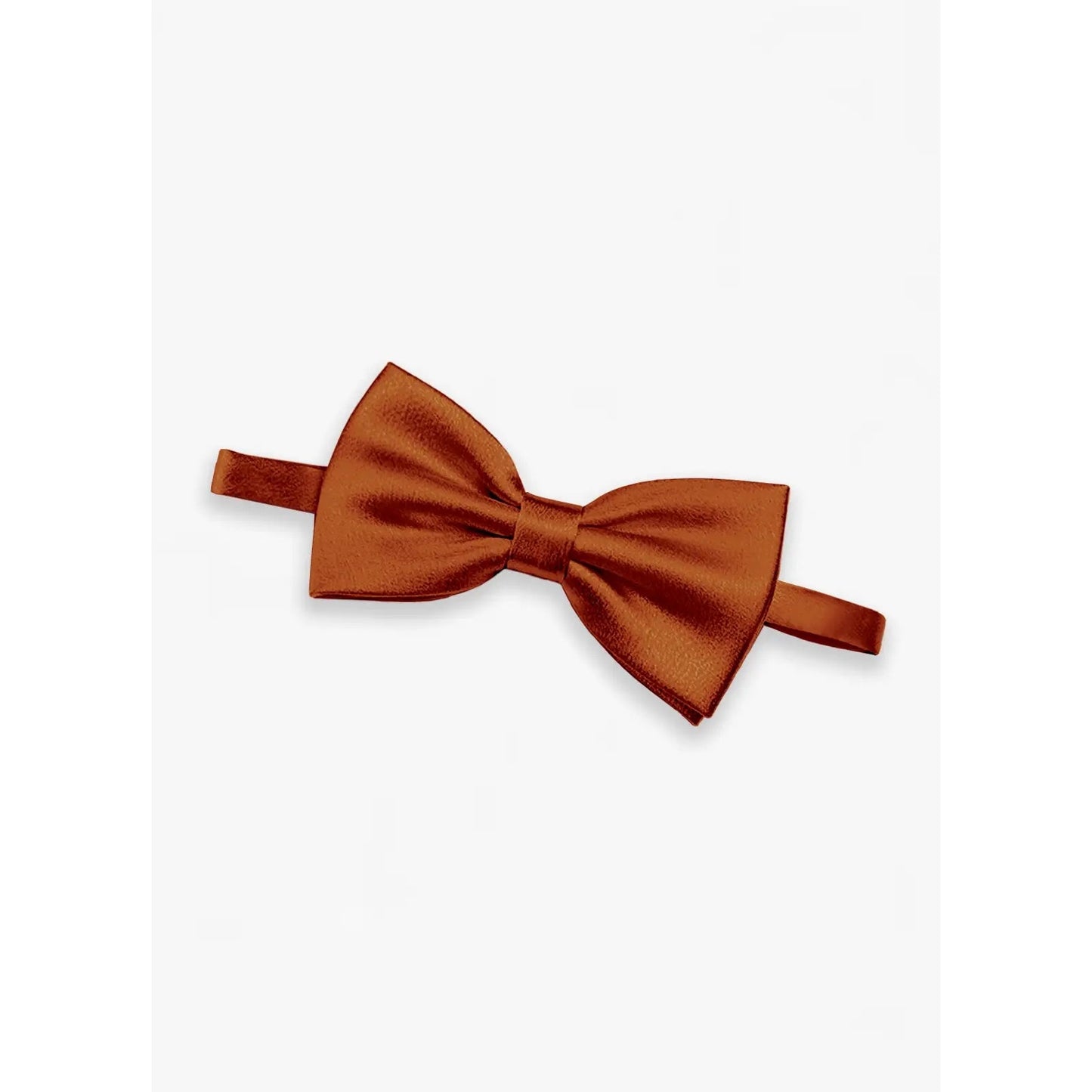 Adjustable Metallic Satin Pre-Tied Bow Tie