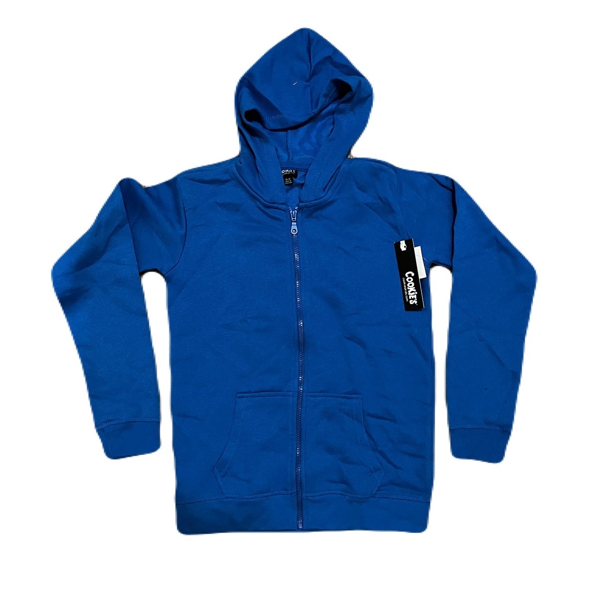 Cookies Royal Blue Kids Hoodie Size 10/12 Brand New