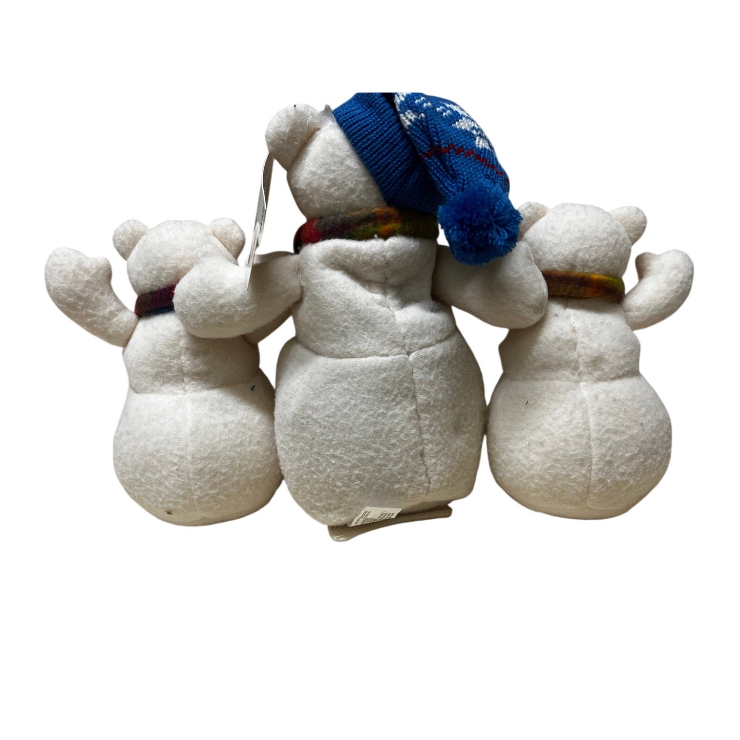 Carlton Cards 3 Snow Bears With Christmas Hats
