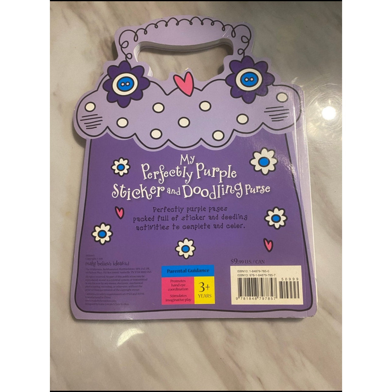 My Perfectly Purple Sticker and Doodling Purse Book