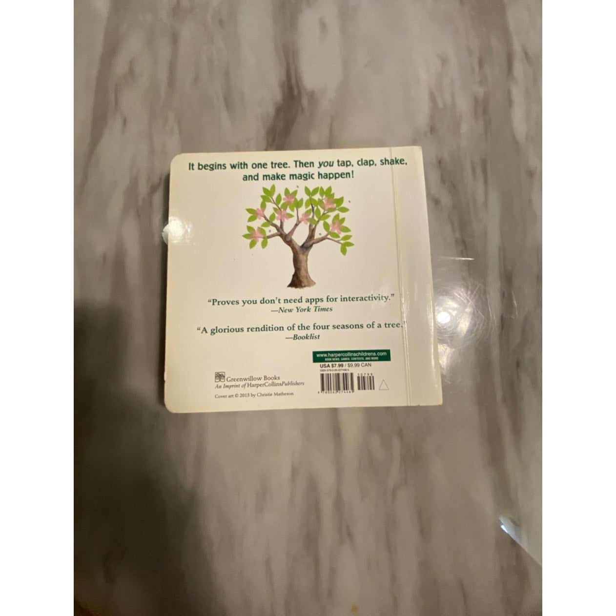 Tap the magic tree hard cover book