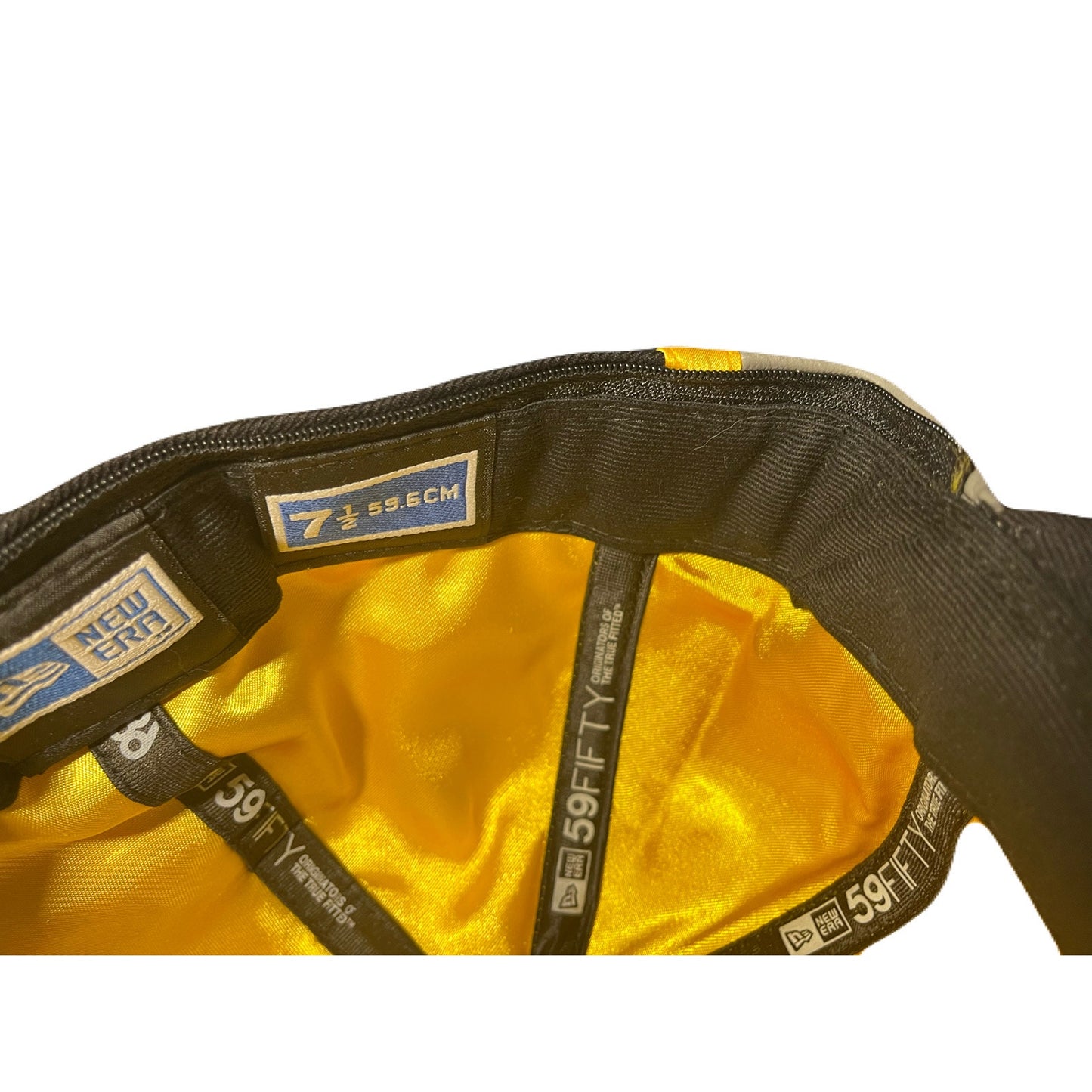 New Era & 686 Gray , Yellow & Black Men’s Hat Size 7 1/2
