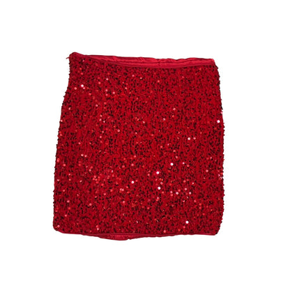 Red Women’s Short Skirts Size Medium Above The Knee