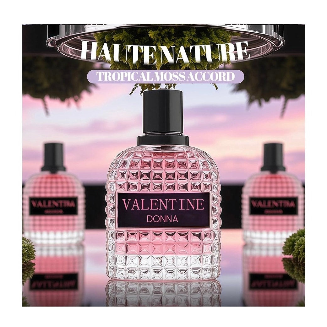 Valentine Donna Women's Perfume, Noteds with Amber Floral Jasmine