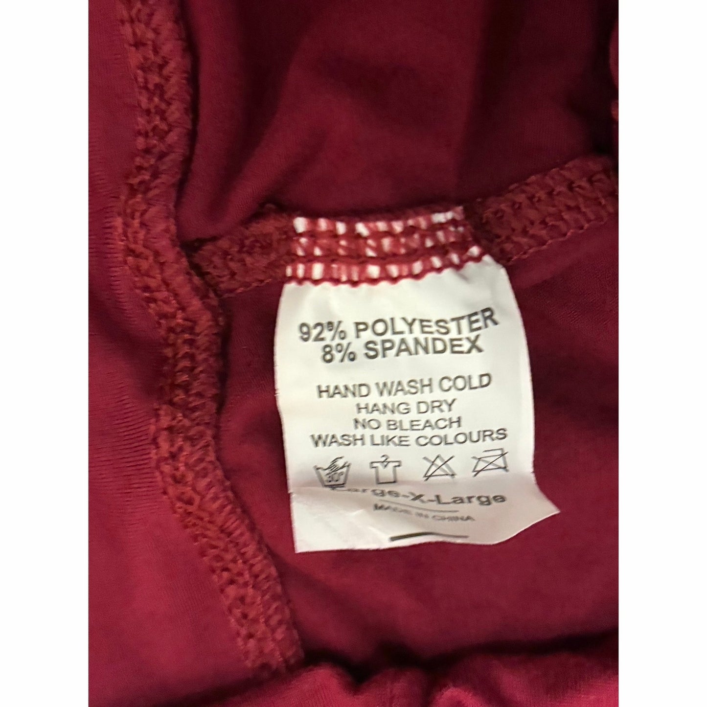 Women’s Burgundy Leggings Size Large- X Large