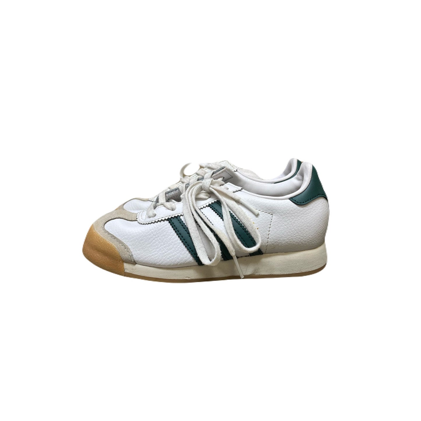 Samoa Adidas Kids Sneakers Size 1 Green/White/Gold