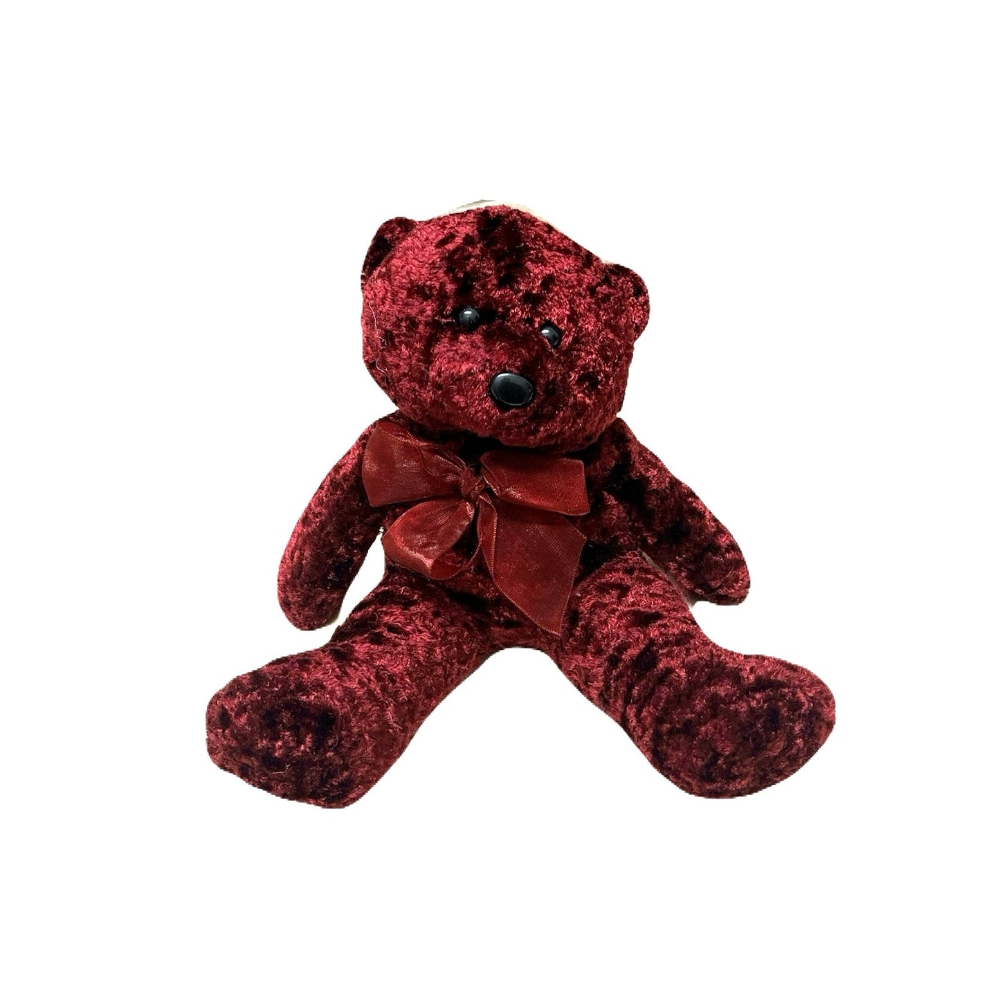Burgundy 7 inch teddy bear