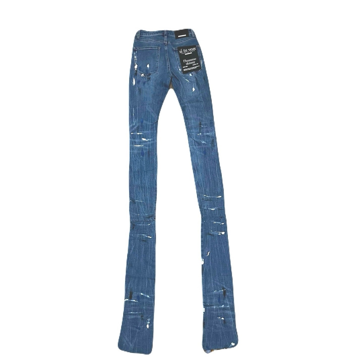 Si Tu Veux Marc Jean Indigo Wash Size 28