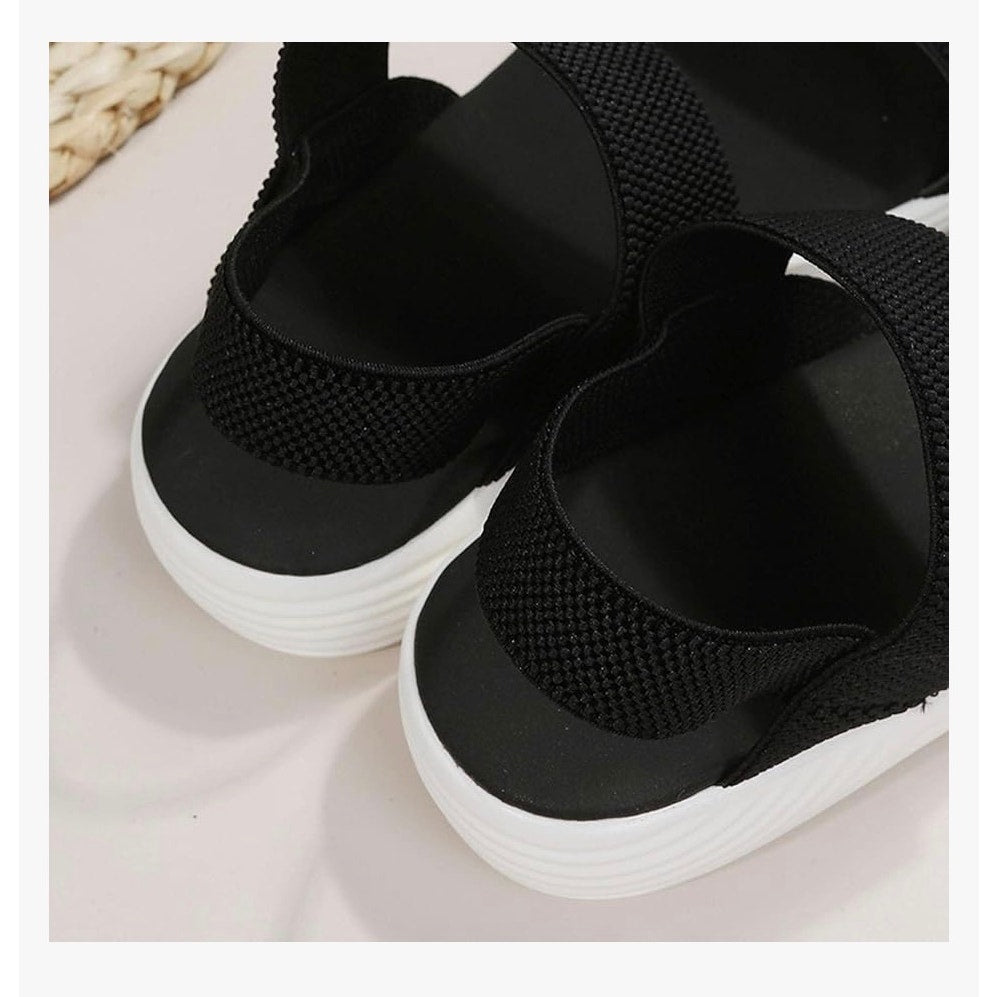 Comfortable Sandals for Women Dressy Summer Fashion Slip on Flat Slipper Sz 6