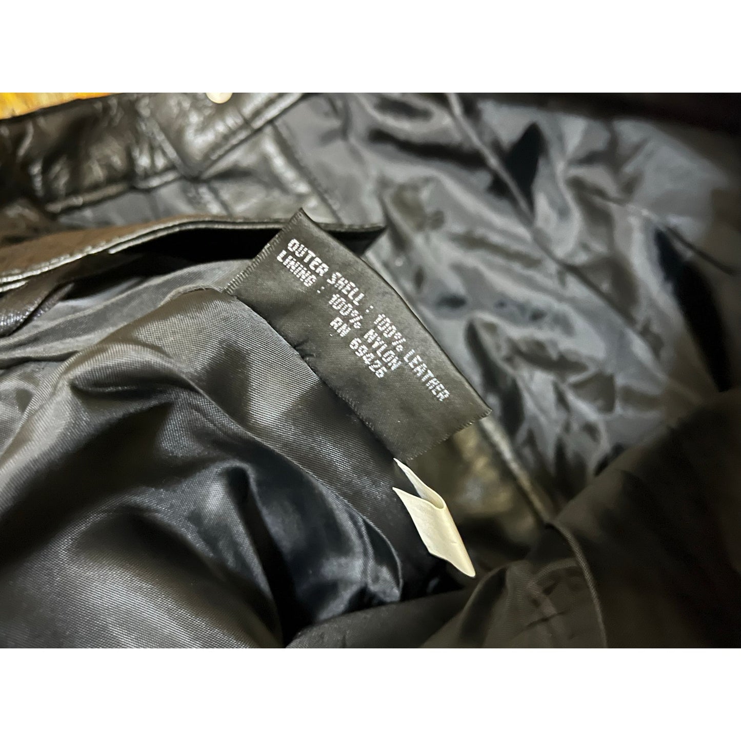 Mjulian Wilson’s All Black Leather Men’s Jean’s Size 34