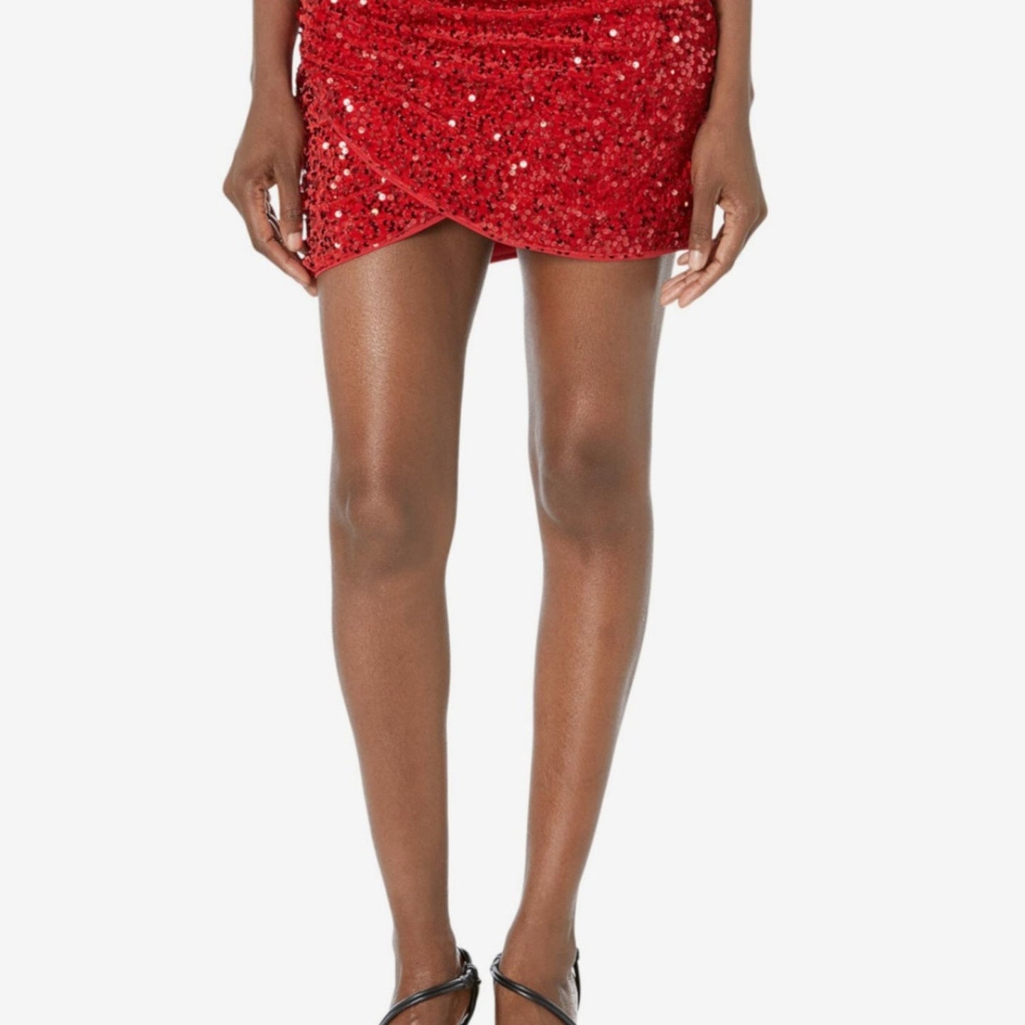 Line & Dot Hurley Red Mini Skirt Size Medium