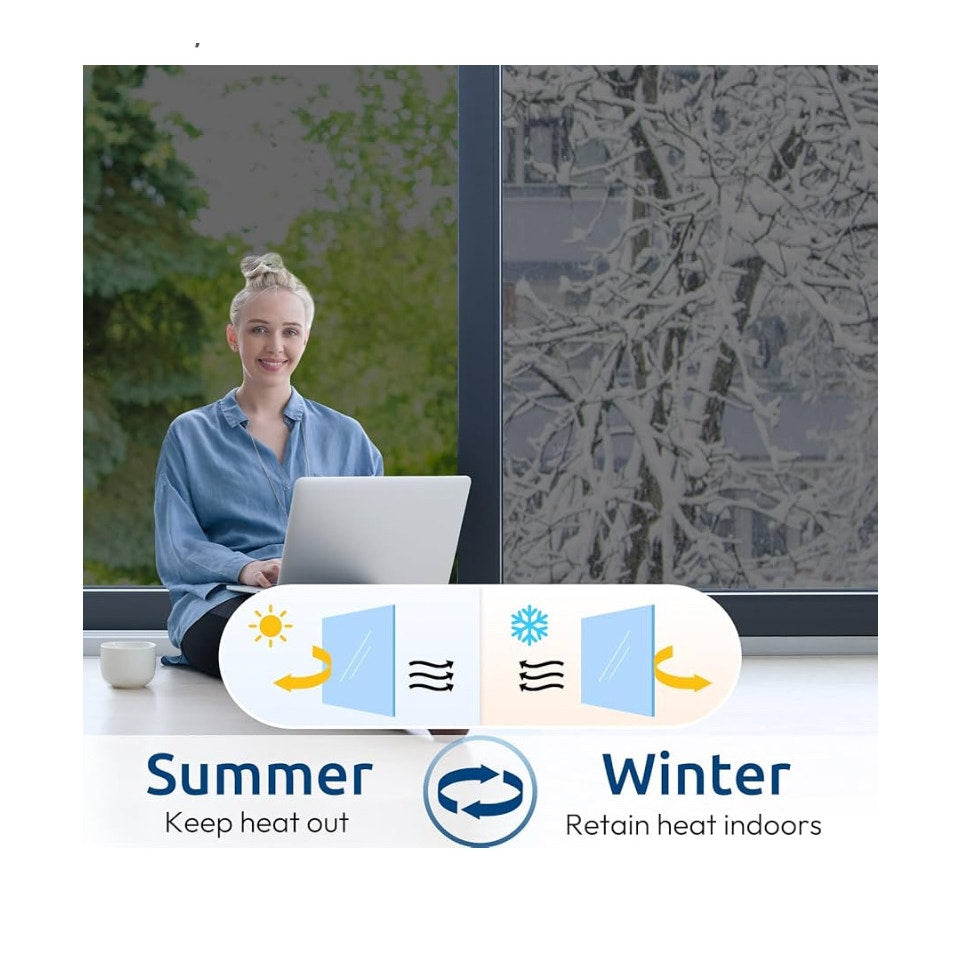 rabbitgoo One Way Window Privacy Film, Window Tint for Home