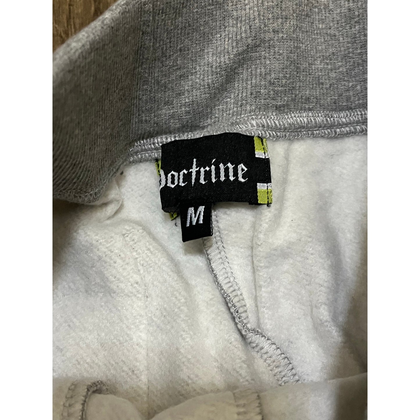 Doctrine Gray Men’s Superstack Sweatpants Size Medium