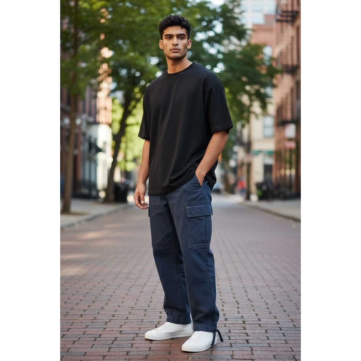 American Eagle Men’s Flex Lived-In Cargo Size 28/32 Navy