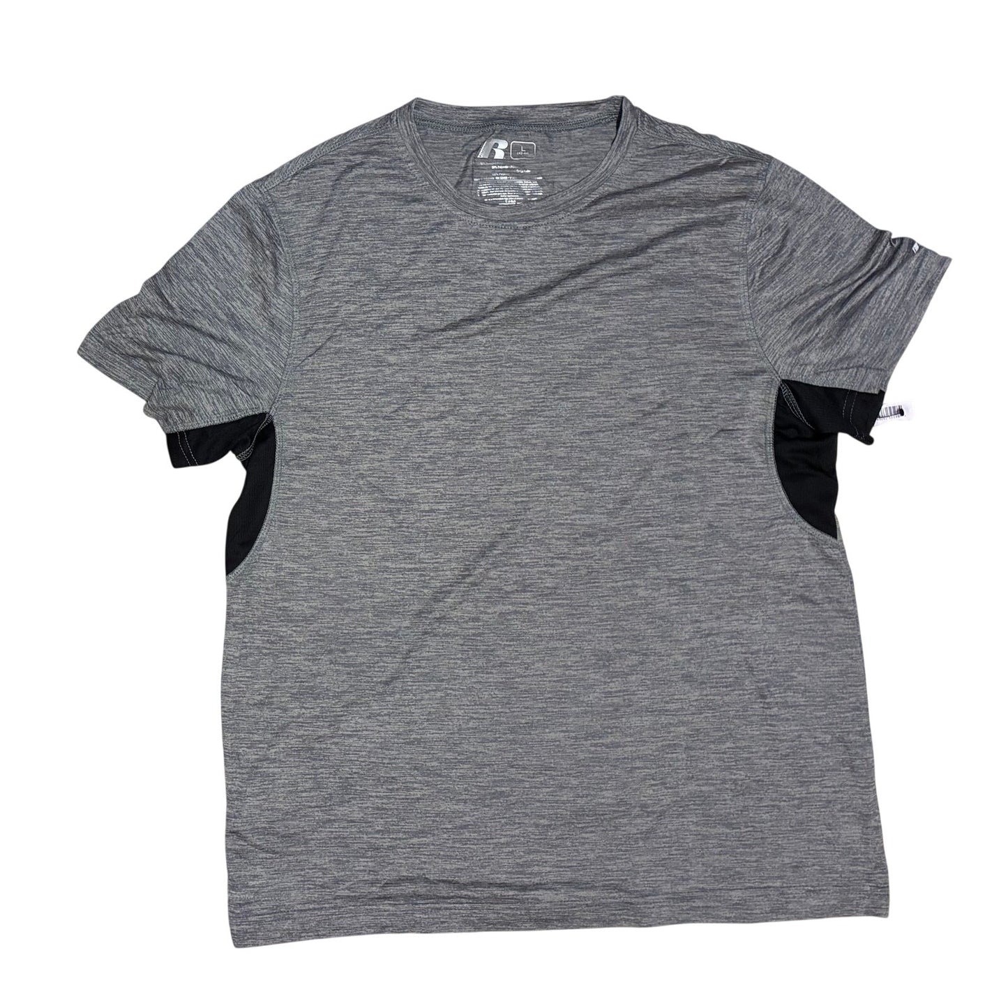 Russell Men’s Gray T-Shirt With A Little Black Under The Arm Size Large New