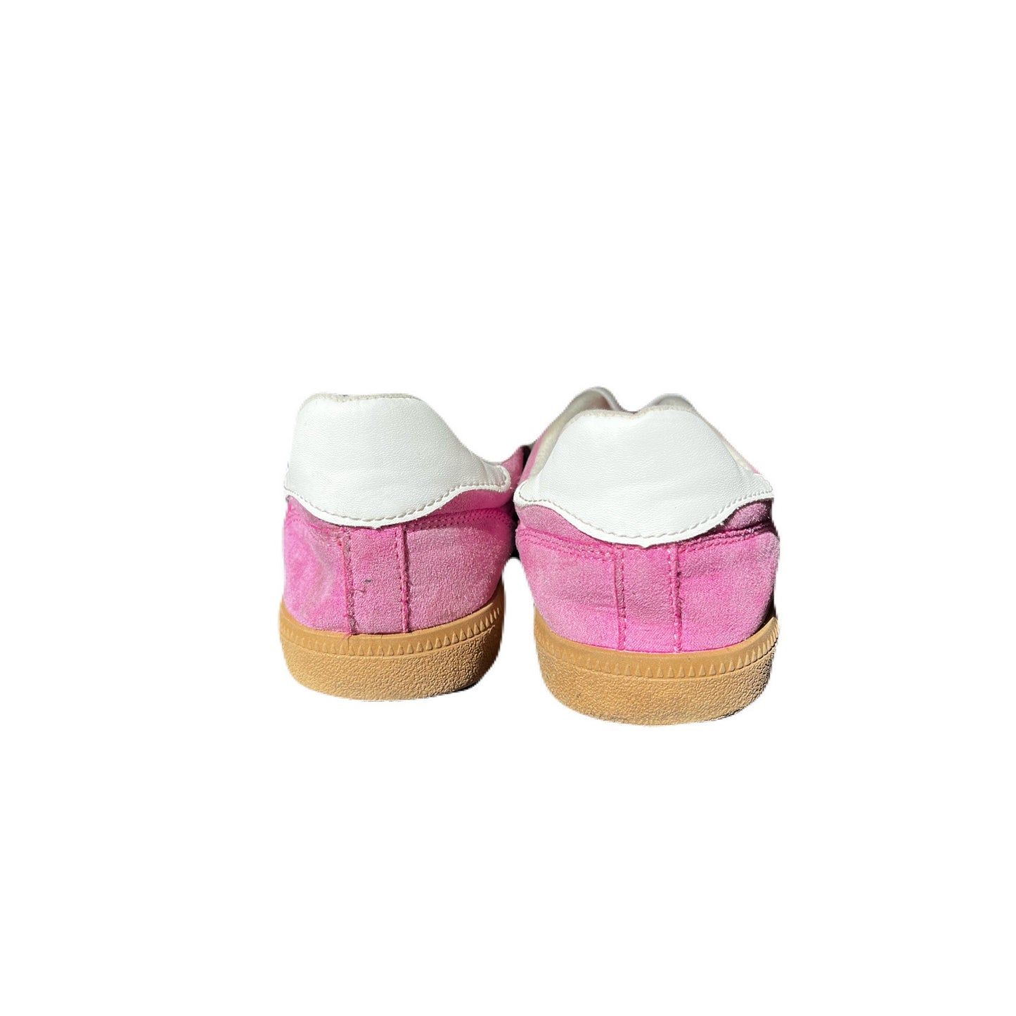 Steve Madden, pink and black girl sneakers size 4