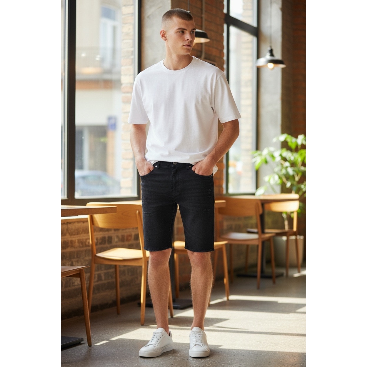 Si Tu Veux Warren Jean Jet Black TV0008 Size 28