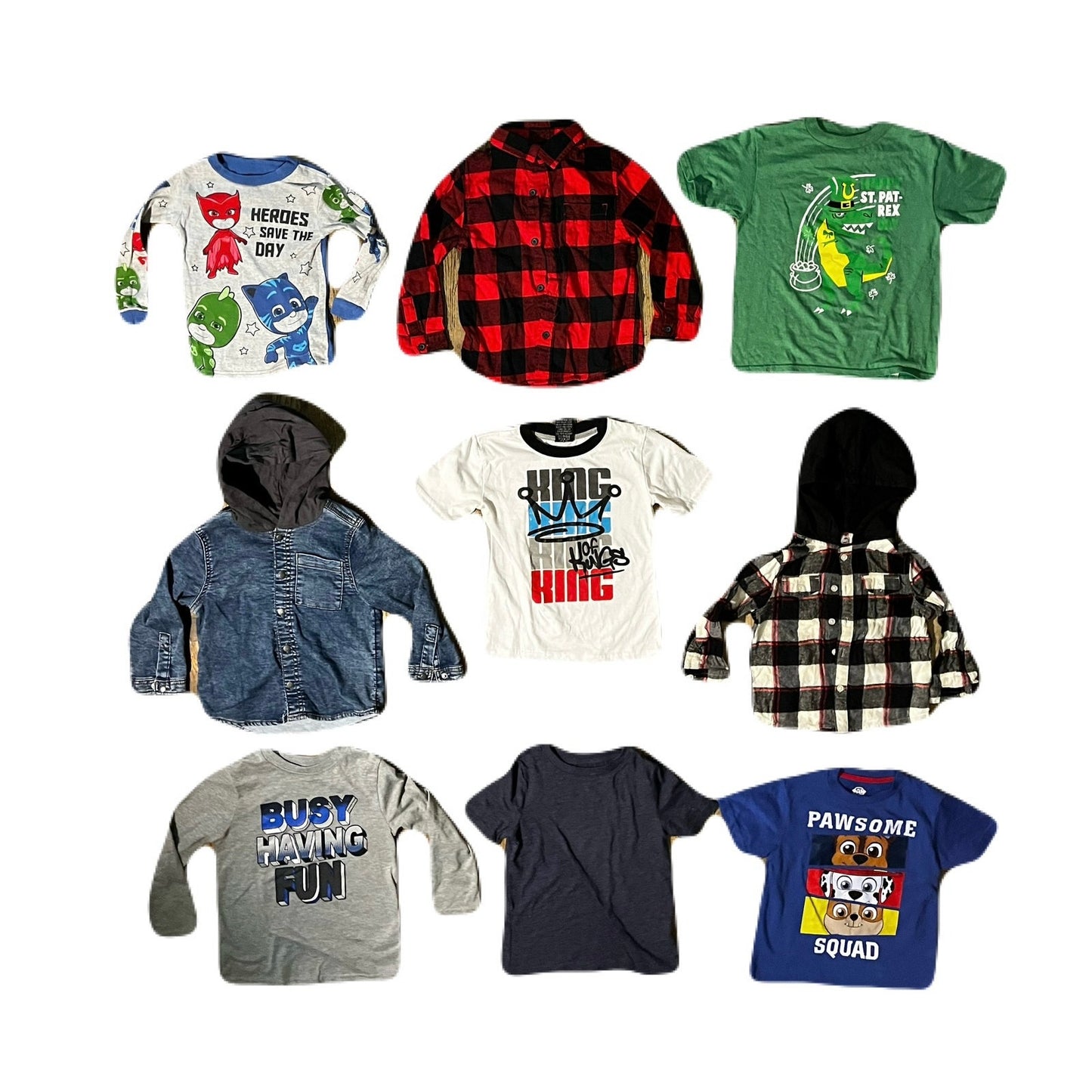 A Bundle Of 9 Name Brand Kids Clothes Size 4T