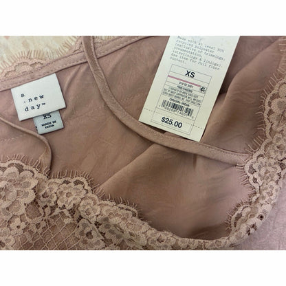 A New Day pink Women’s Top Blouse Size XS
