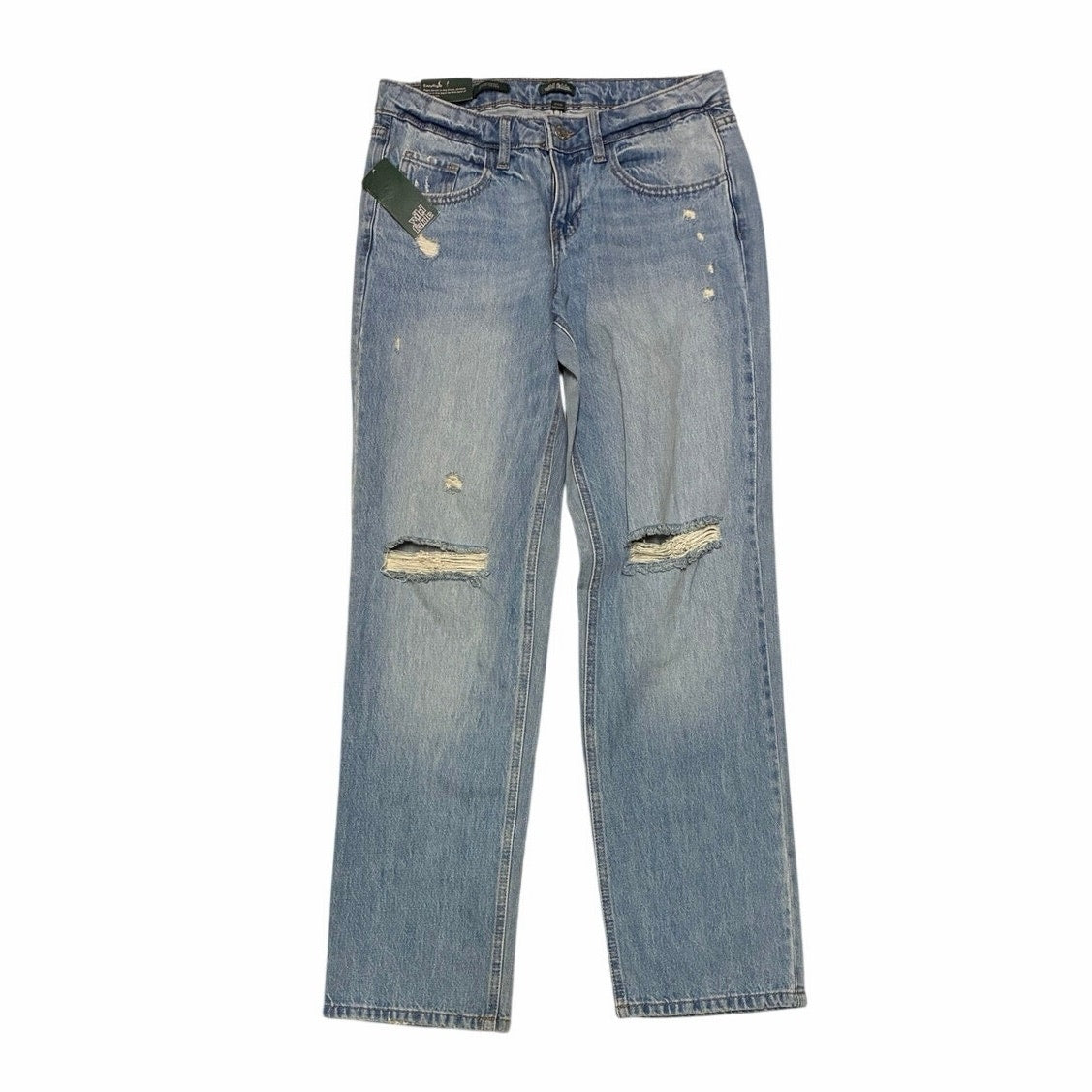 Wild Fable Women’s Mid Rise Straight Retro De Tiro Medio Size 4 Light Blue