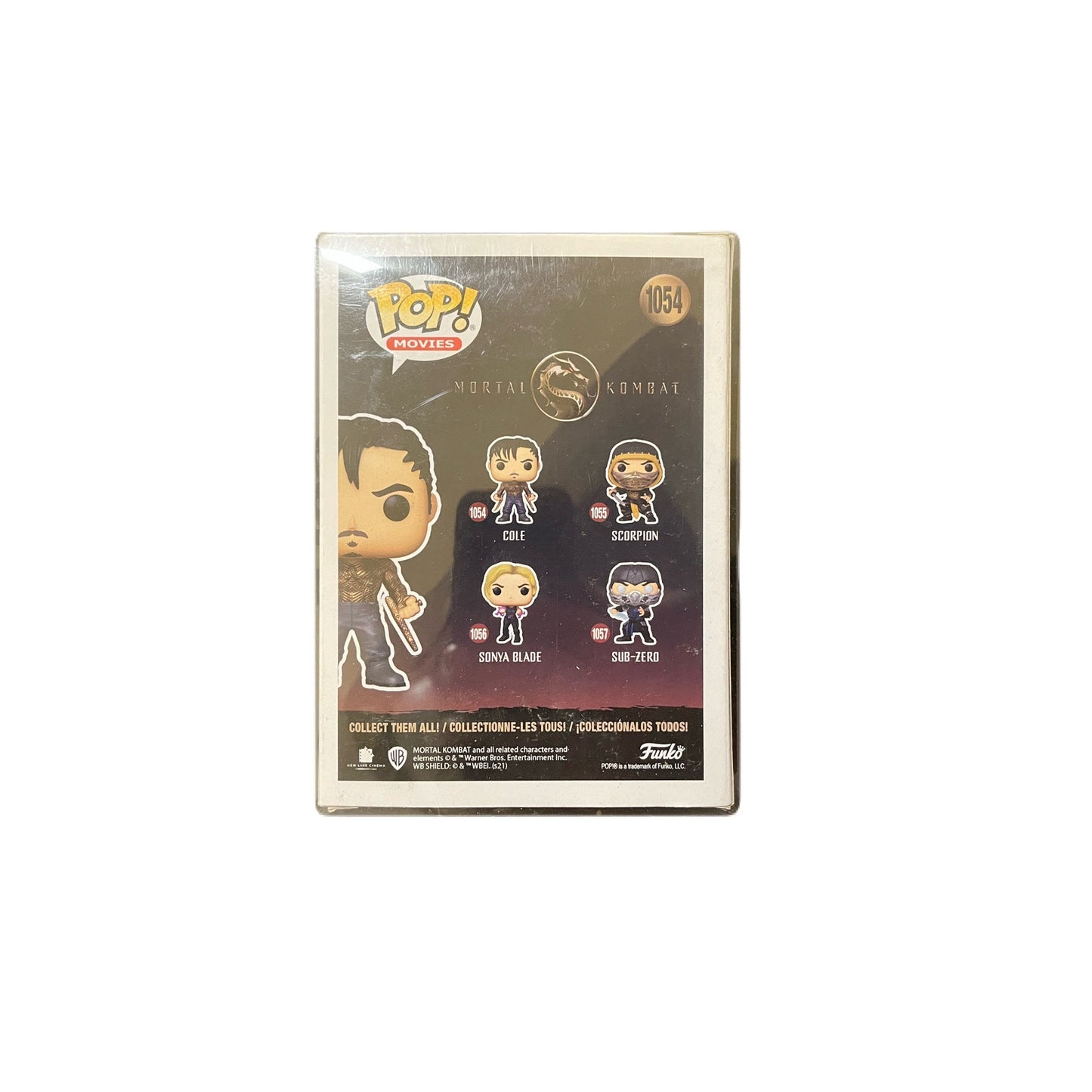 Cole Funko Pop 1054 Mortal Kombat