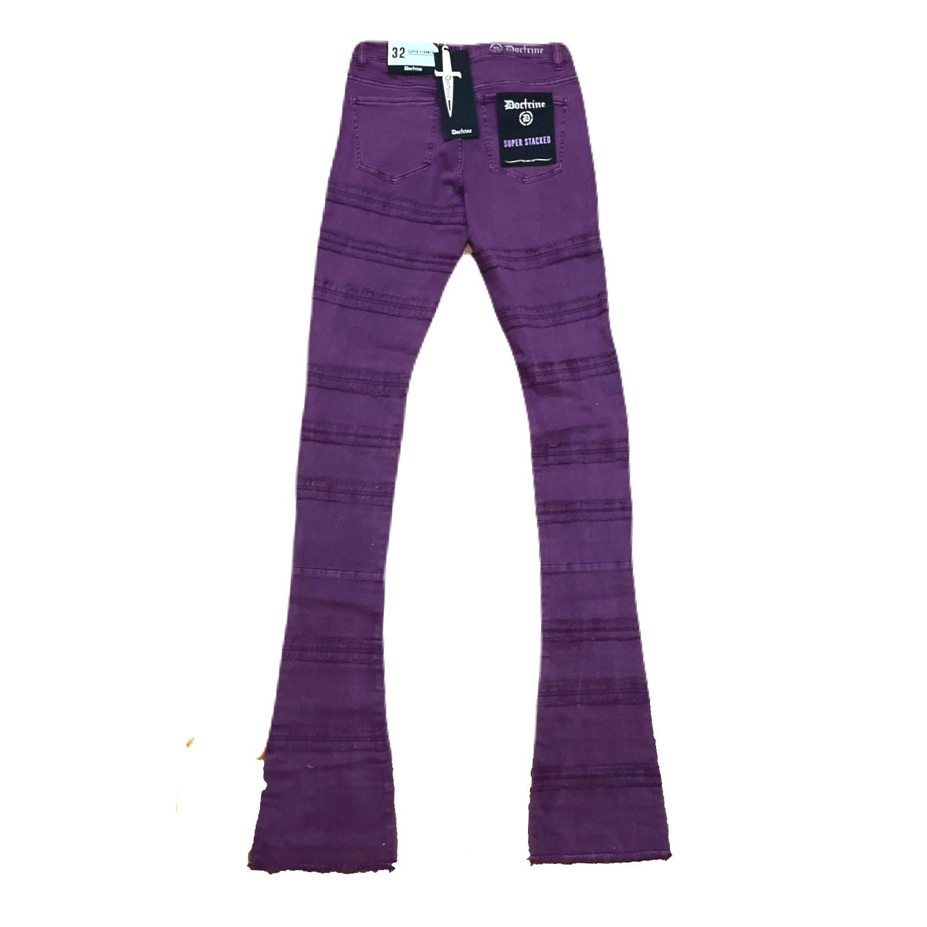Doctrine Kill Joy Purple Superstacks Men’s Jean’s Size 34