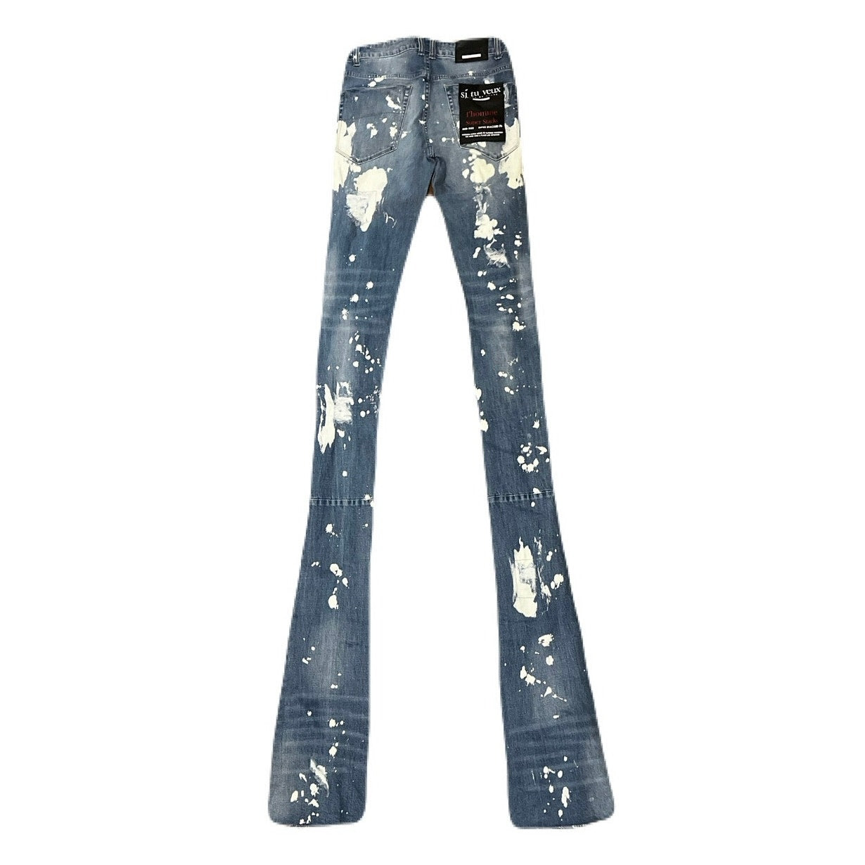 Si Tu Veux Superstack Arthur Jean Indigo Bleach Size 40