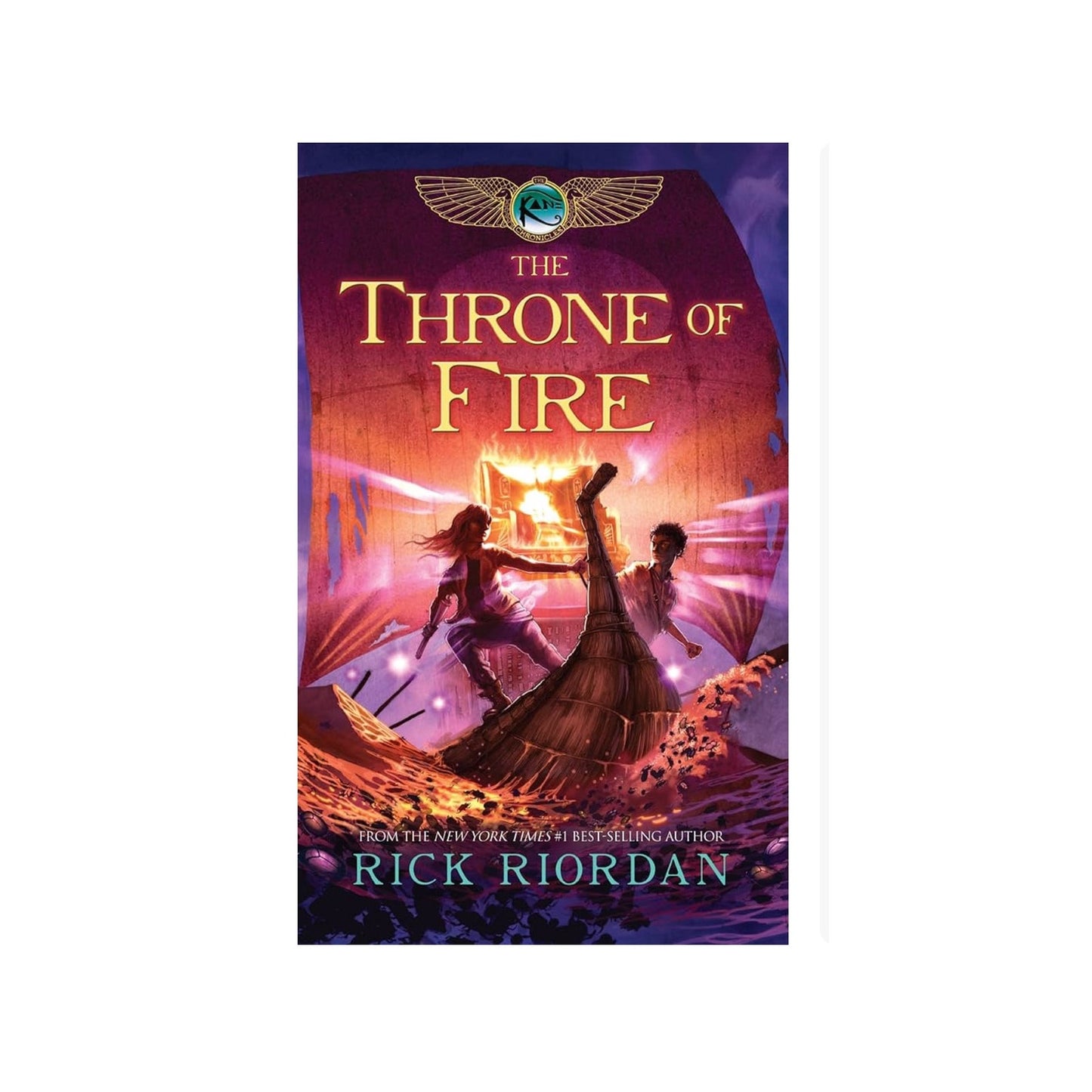 The Throne of Fire hardcover book