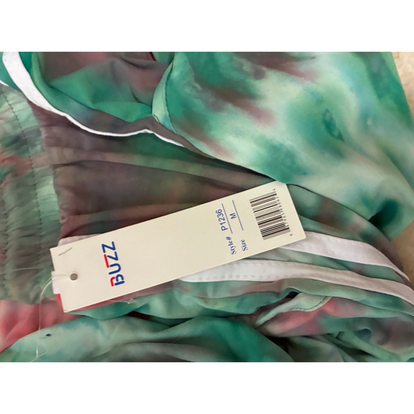 Buzz Women’s Green Tie Track Sweatpants Size Medium