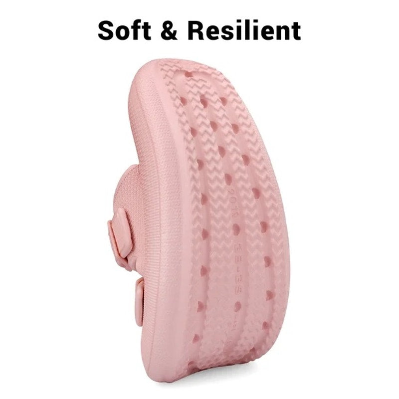 Unisex Slides Sandals Thick Sole Pillow Sandals Adjustable Double Buckle Size 6