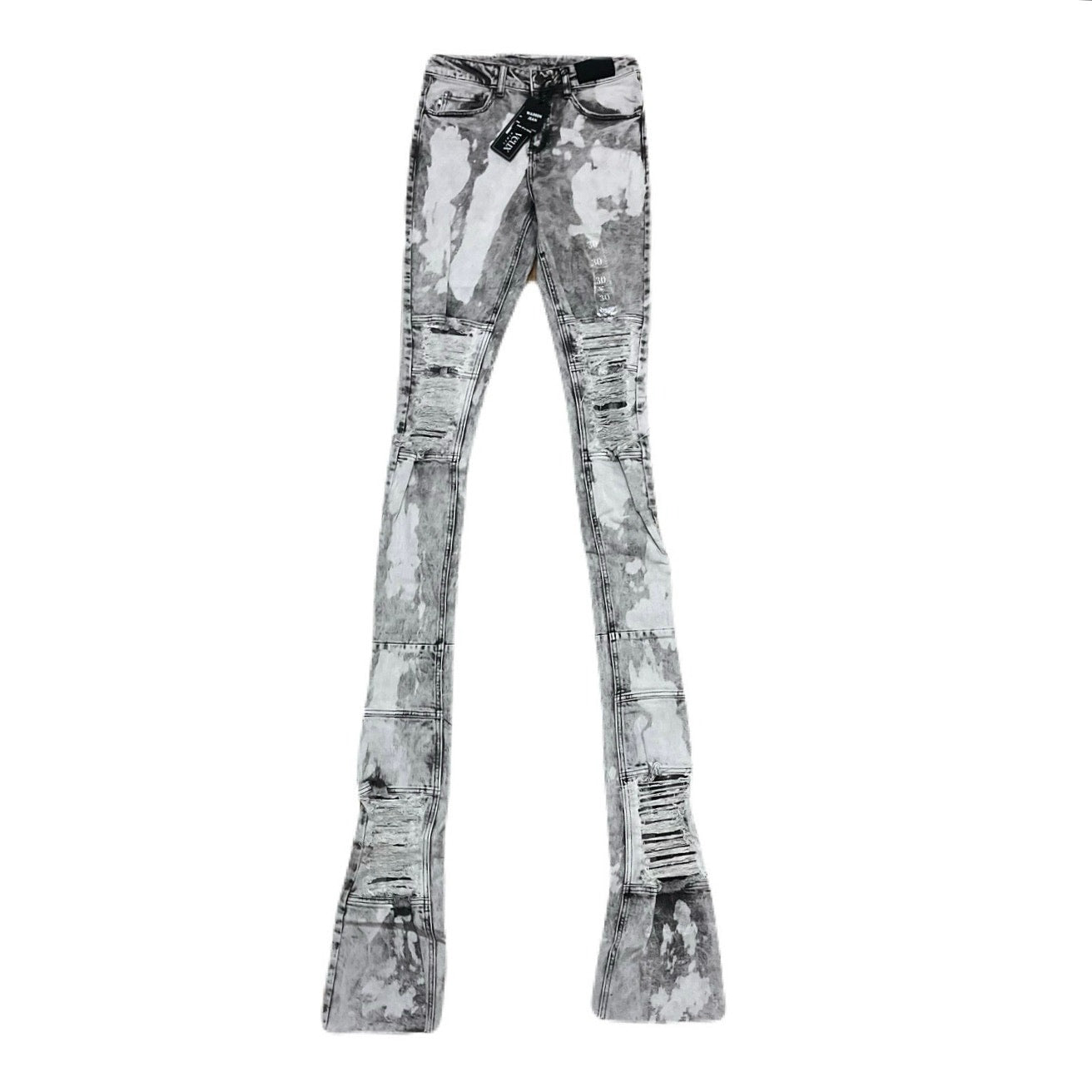 Si Tu Veux Warren Jean Gray Wash Size 30 New